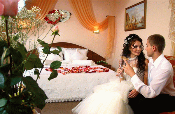 Первая брачная ночь в России.